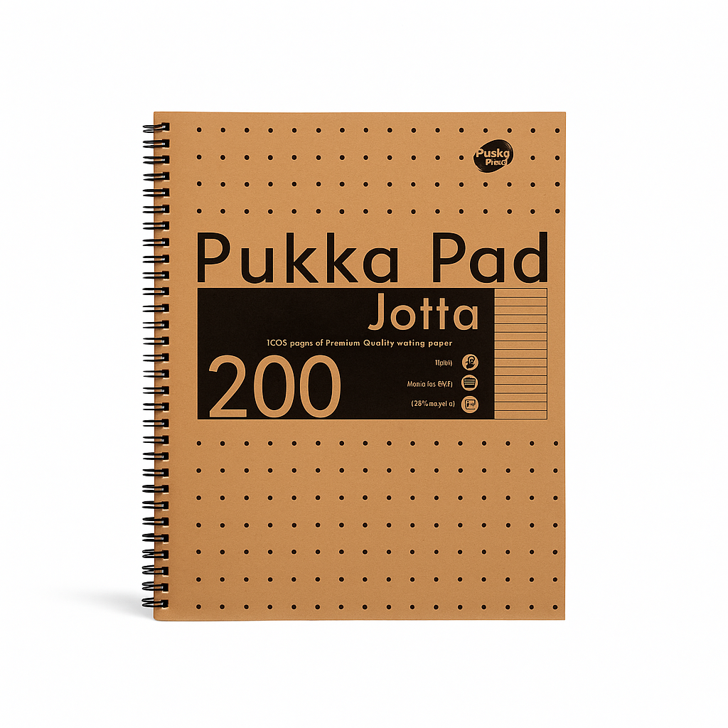 0303 PUKKA PAD KRAFT JOTTA NOTEBOOK – A4 SIZE - Image 1