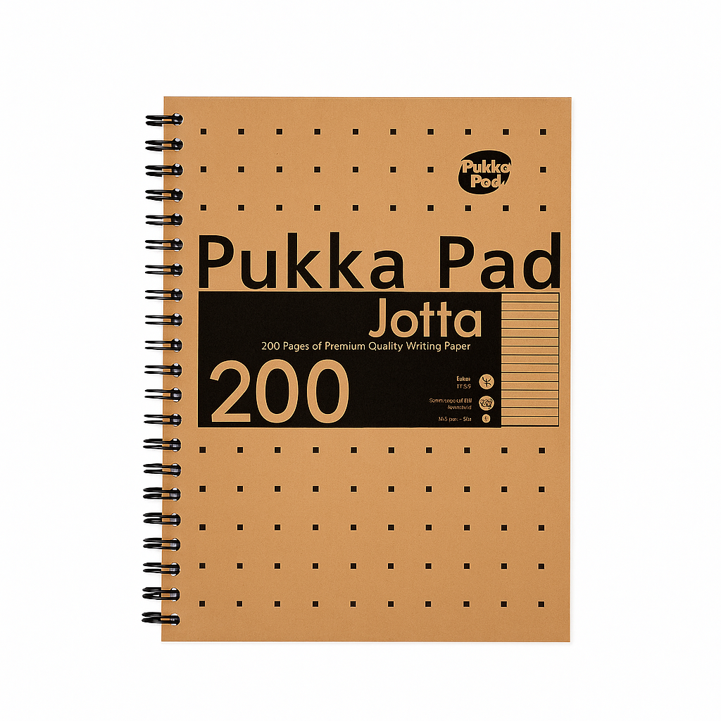 0304 PUKKA PAD KRAFT JOTTA NOTEBOOK – A5 SIZE - Image 1