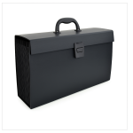 EXPANDING FILE 19 POCKET BLACK