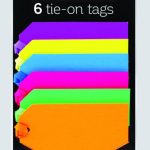 6 TIE ON NEON GIFT TAGS