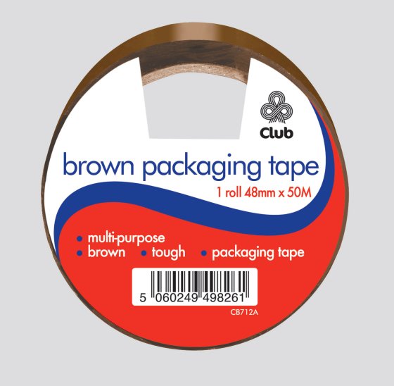 091 TAPE BROWN PACKAGING 48MM X 50M - Image 1