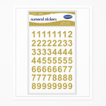 NUMERAL STICKERS - GOLD