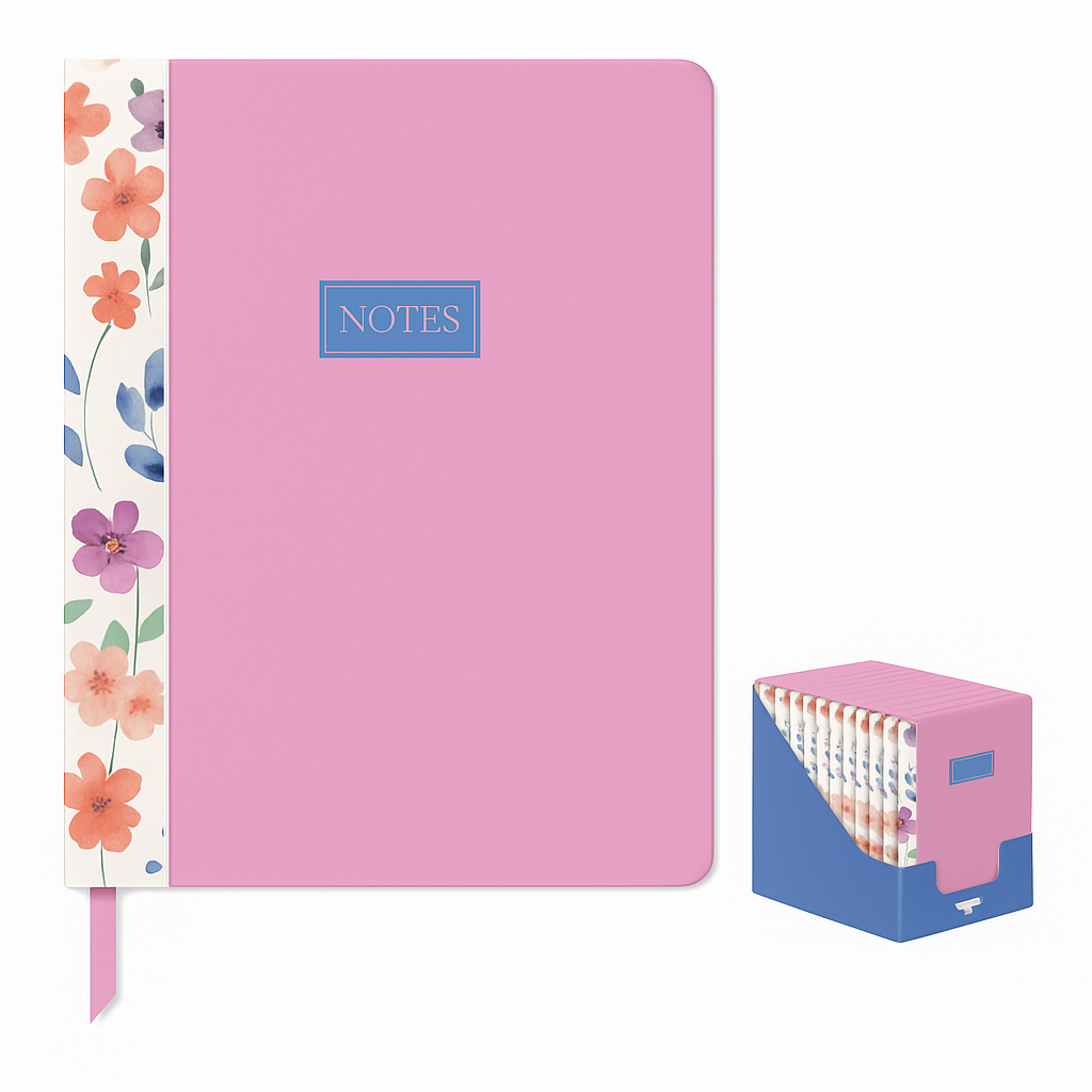 1303 WILD BLOOM A5 NOTEBOOK - Image 1