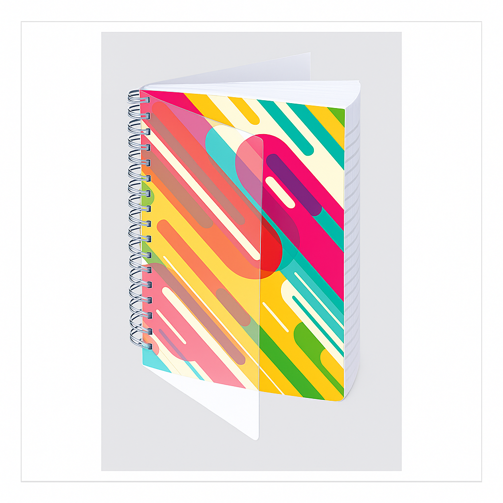 1603 NOTEBOOK A6 ABSTRACT WIRO - Image 1