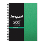 A5 LUXPAD TWIN-WIRE NOTEBOOK – 200 PAGES (ASSORTED)