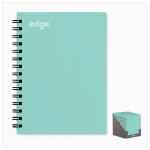 EA6 EDGE TWIN-WIRE NOTEBOOK – BLUE COVER