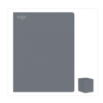 A4 EDGE SOFT-COVER NOTEBOOK – GREY