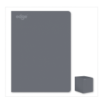 A5 EDGE SOFT-COVER NOTEBOOK – GREY