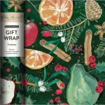 STAR ANISE ROLL CHRISTMAS WRAP 3M