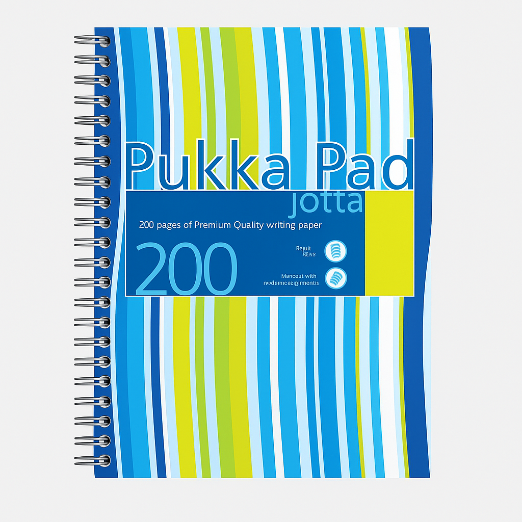 2104 PUKKA A5 PPROP JOTTA PINK/BLUE - Image 1