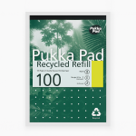 A4 RECYCLED REFILL PAD (Narrow Feint / Margin)