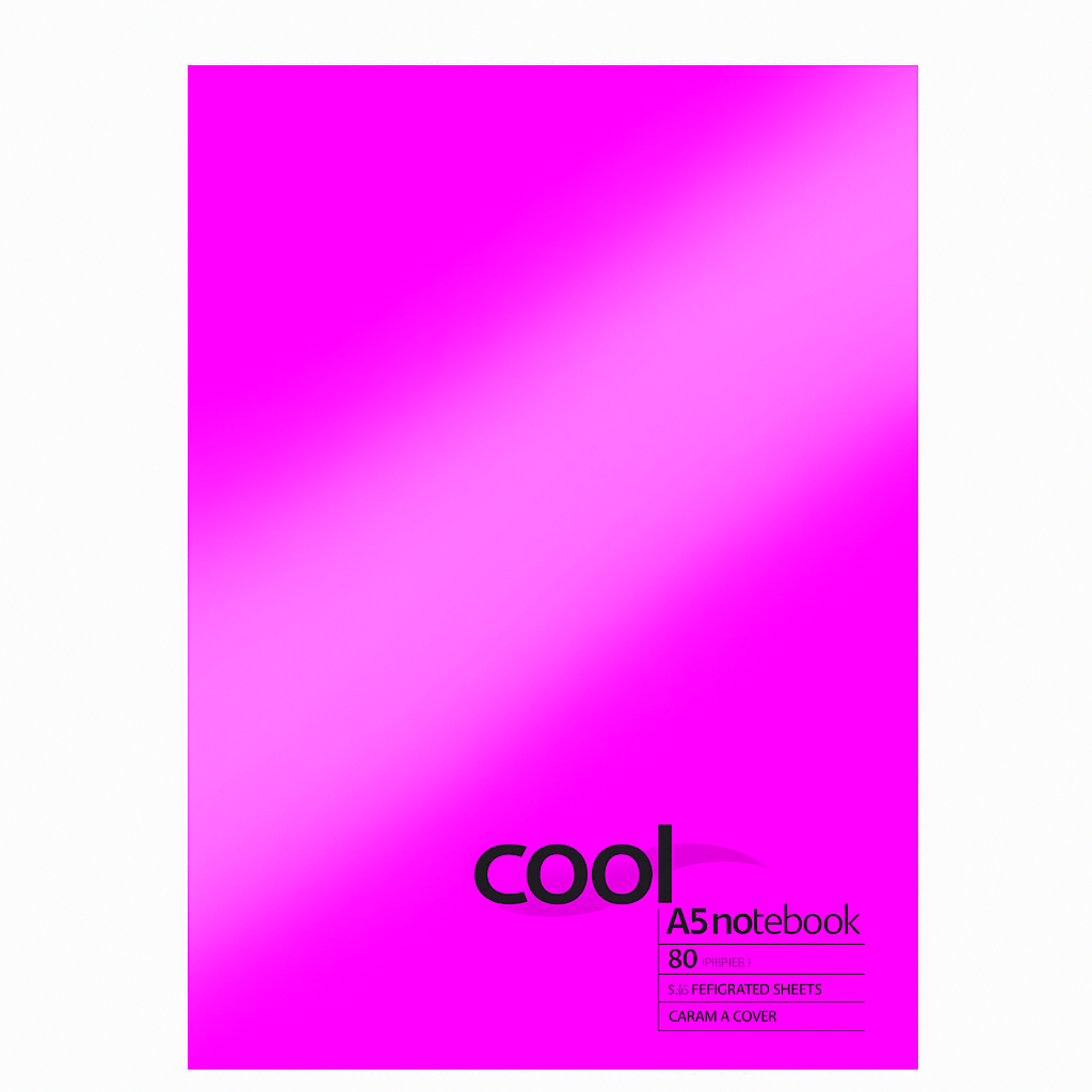 2206 NOTEBOOK A5 COOL POLY COVER - Image 1