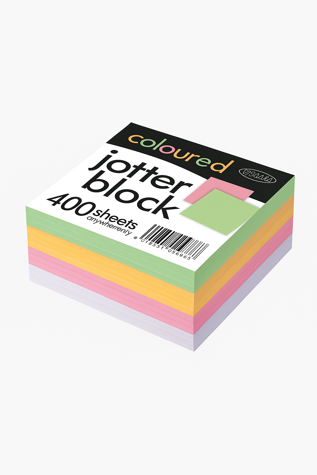 2406 JOTTER BLOCK COLOURED 400SH APPROX - Image 1