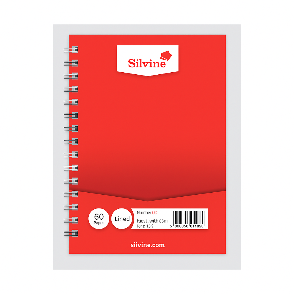 2602 SPIRAL NOTEBOOK 6"X4" FEINT RULED – 60 PAGES - Image 1