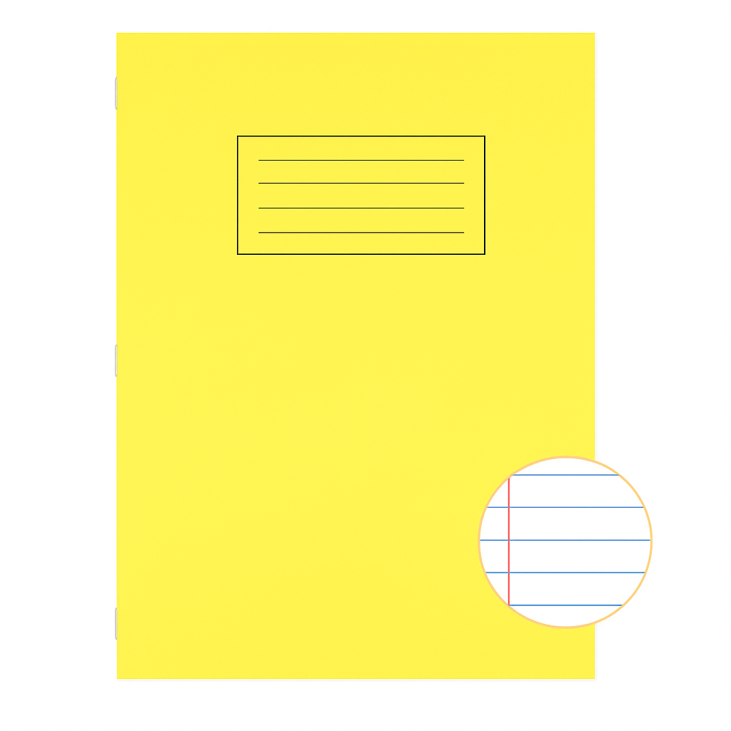 2609d A4 EXERCISE BOOK – 40 LEAVES – YELLOW - Image 1