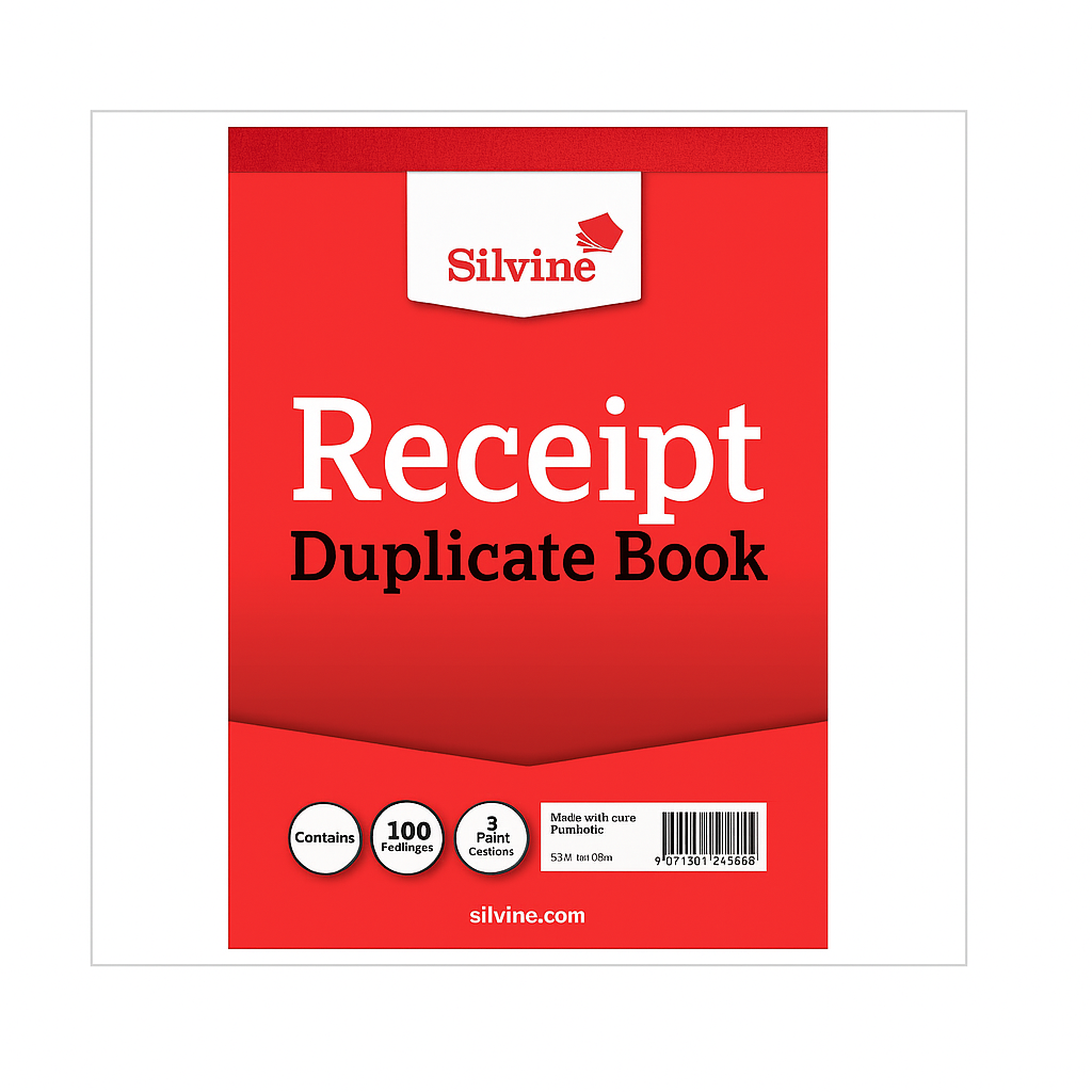 2711 RECEIPT DUPLICATE BOOK 230 100 RECEIPTS - Image 1