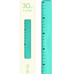RULER 30CM ECO ESSENTIALS
