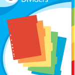 CLUB 5 PART A4 CARD DIVIDERS