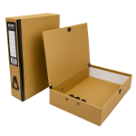 BOX FILE KRAFT RECYCLED FOOLSCAP
