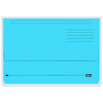 BRIGHT MANILLA DOCUMENT WALLET