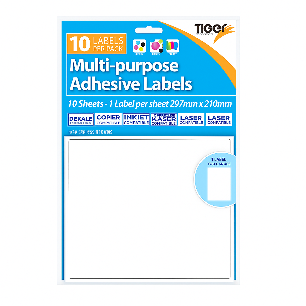 4101 LABELS A4 PRINTER 199X289MM - Image 1