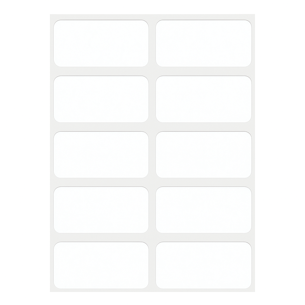 4207 WHITE LABEL 19X38MM REFILL PCK - Image 1