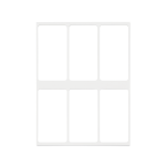 WHITE LABEL 25X50MM REFILL PCK