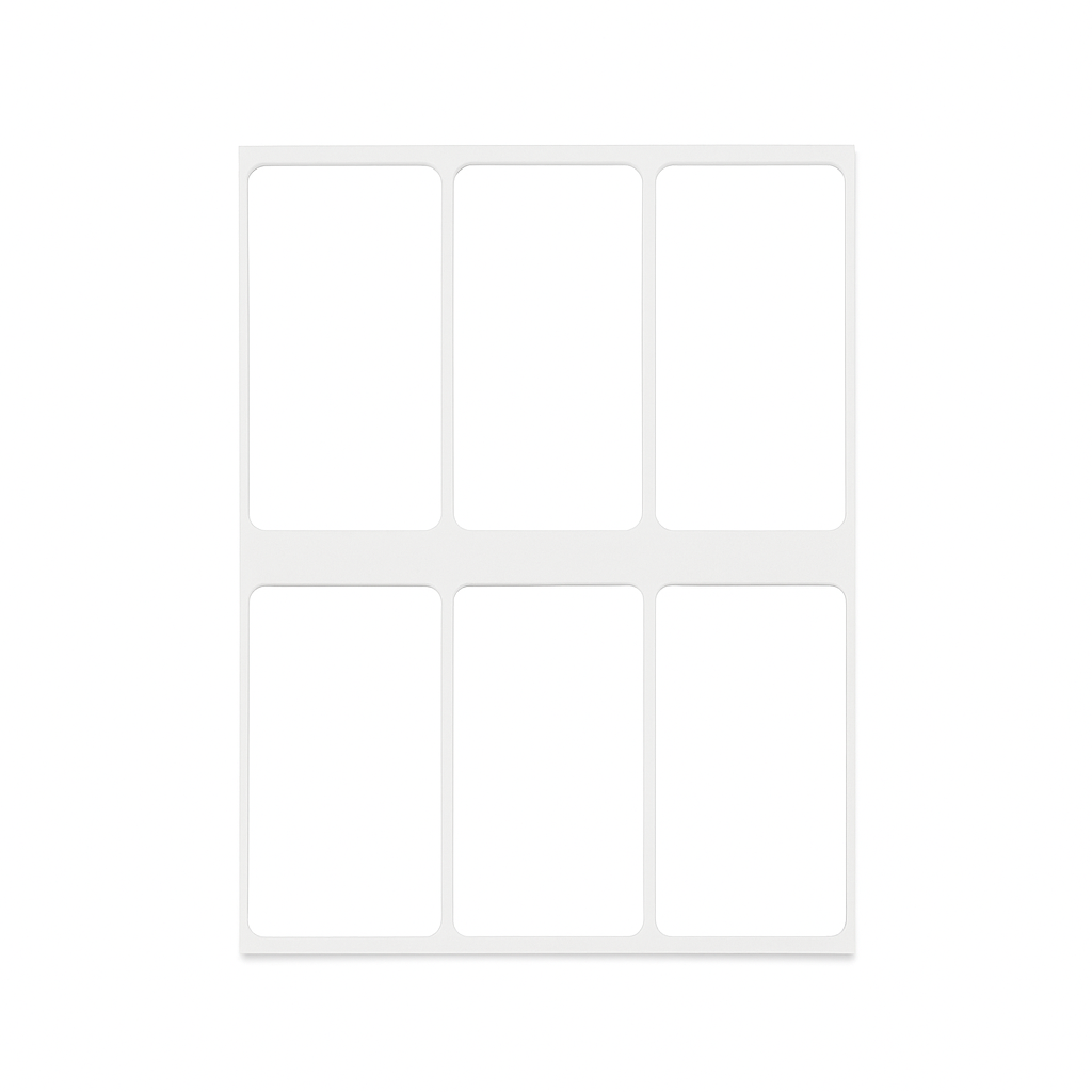 4208 WHITE LABEL 25X50MM REFILL PCK - Image 1