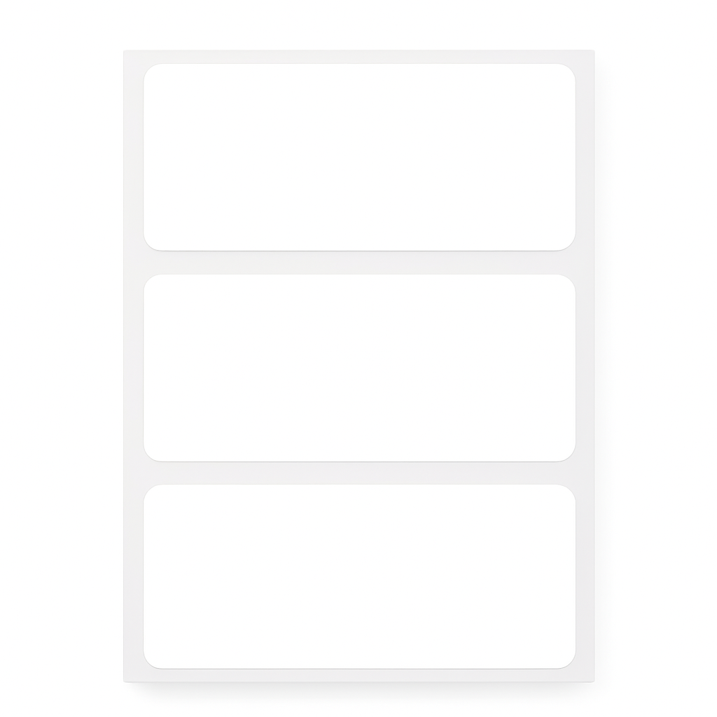 4209 WHITE LABEL 34X75MM REFILL PCK - Image 1