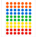 COLOURED LABEL 8MM REFILL PACK