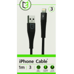 IPHONE BRAIDED CABLE BLACK