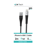 IPHONE USB C 2M BRAIDED CABLE