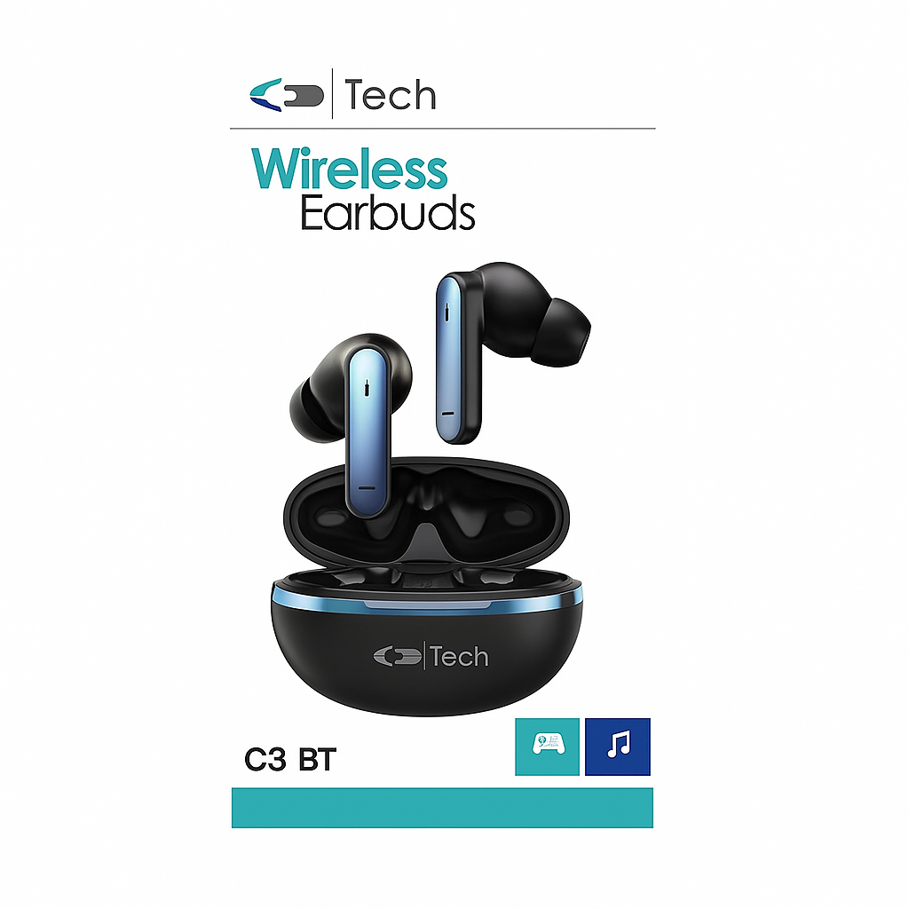4511 C3 WIRELESS EARBUDS - Image 1