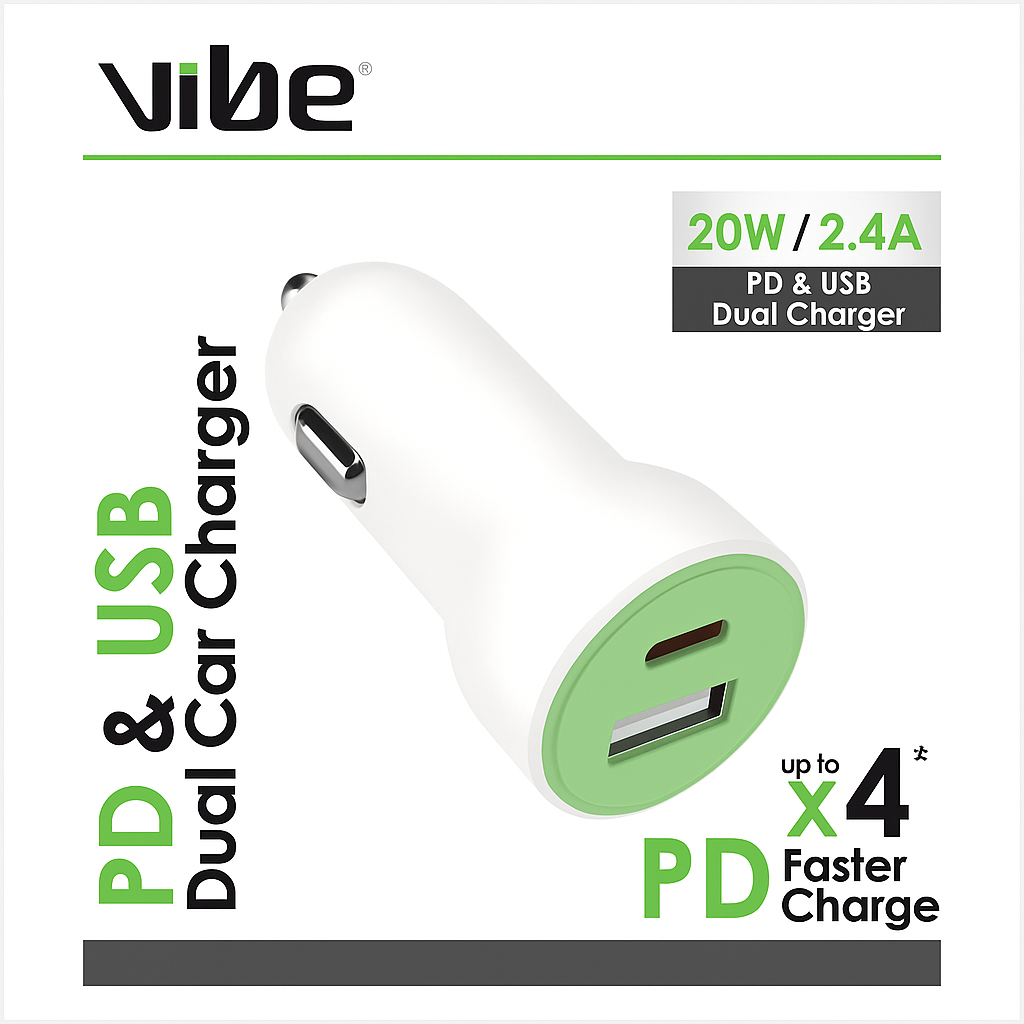 4610 CAR CHARGER DUAL PD AND USB - Image 1