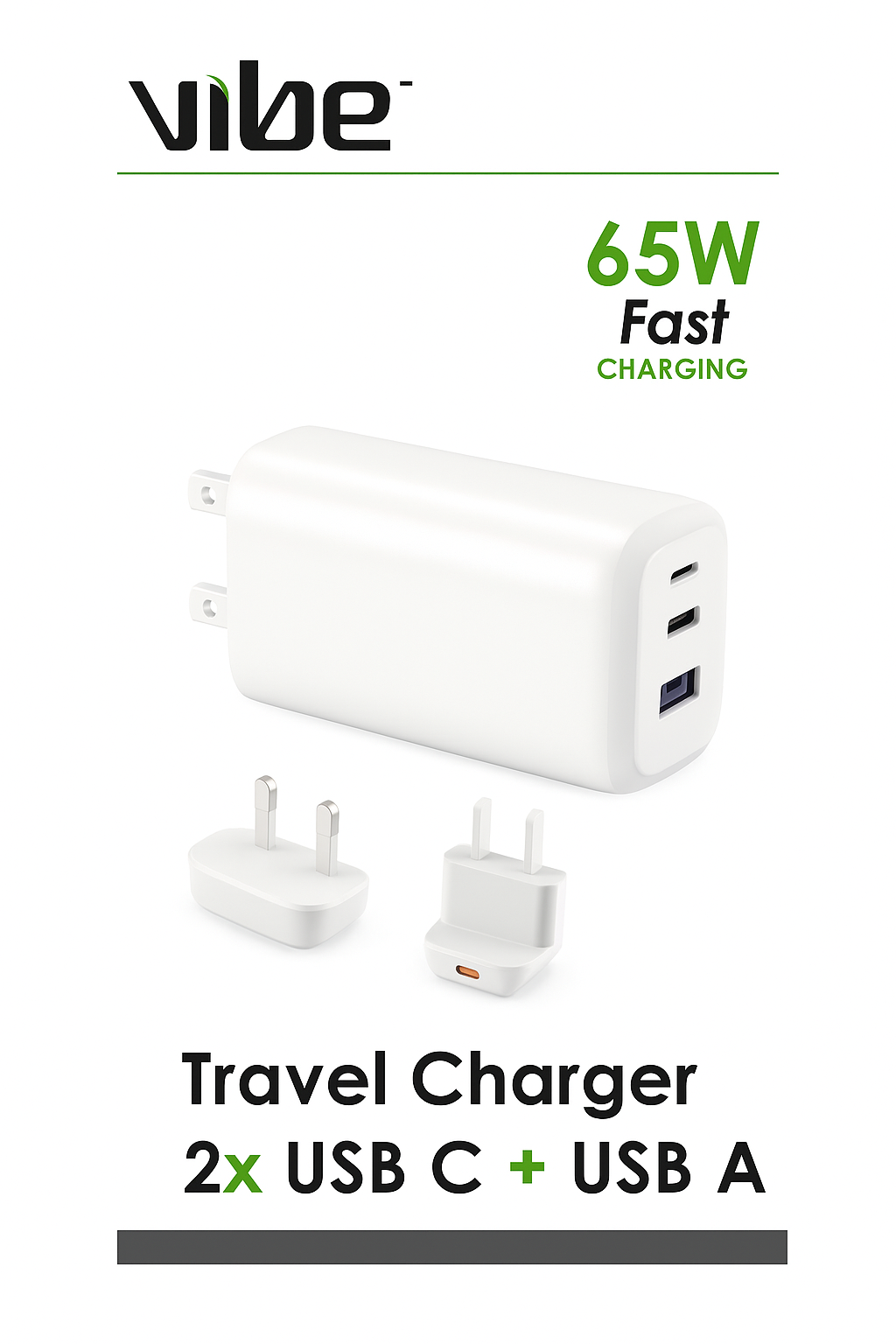 4612 WORLDWIDE MAINS CHARGER 65W - Image 1