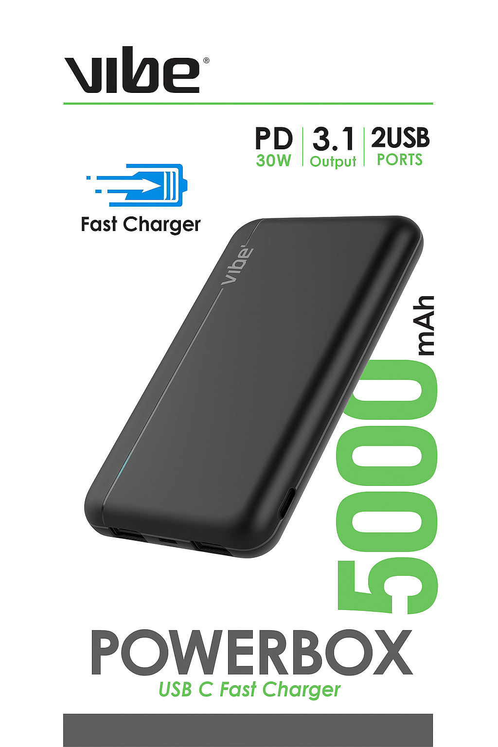 4613 POWERBOX FAST CHARGER 5000MAH - Image 1
