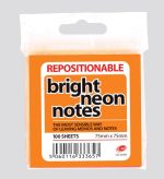 REPOSITIONABLE NEON STICKY NOTES 75 × 75MM - Image 2