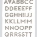 NUMERAL STICKERS - SILVER