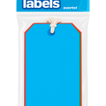 LABELS TIE ON COLOURED