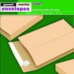 ENVELOPES PS GUSSET MANILLA C4
