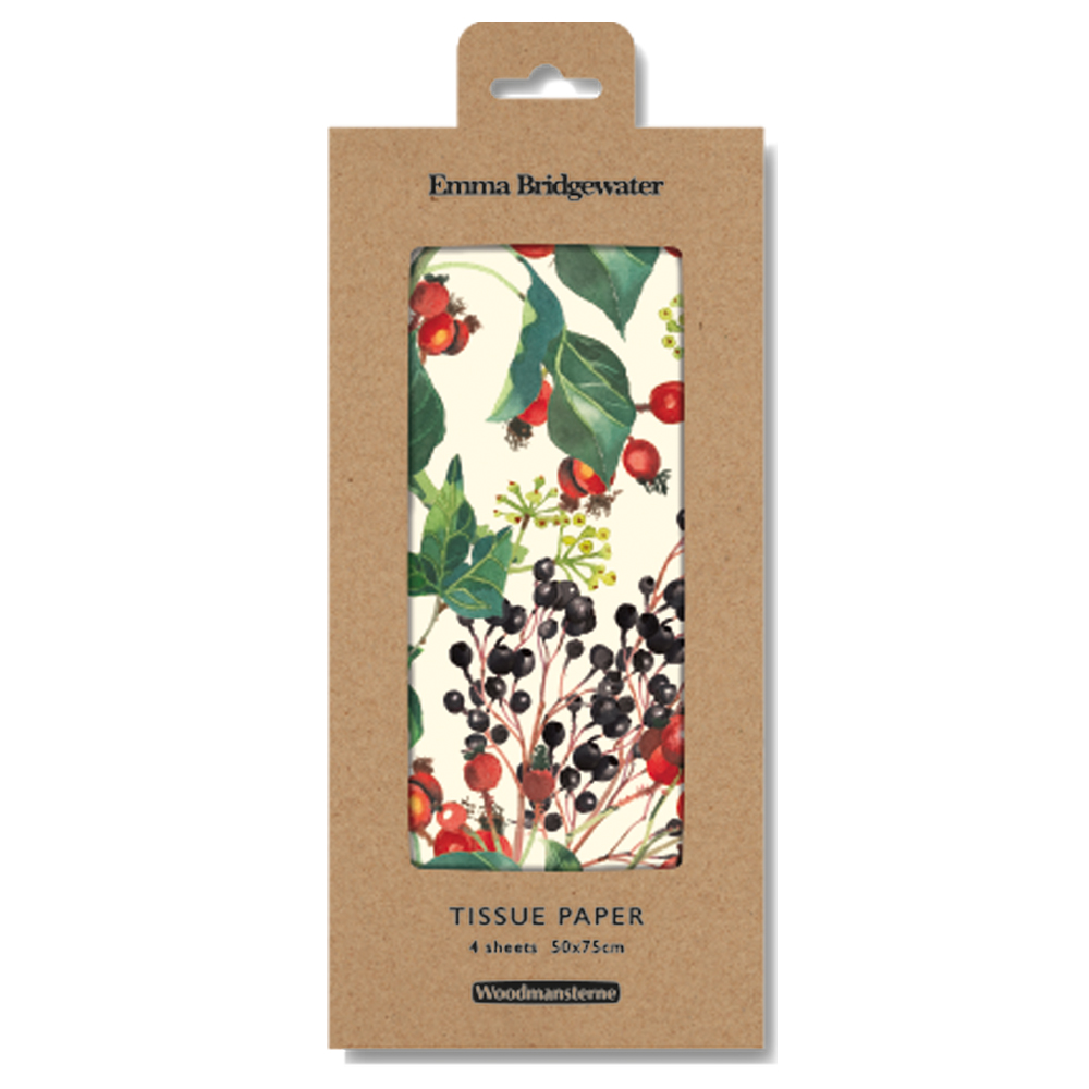 615634 WINTER FLOWERS TISSUE PAPER - Image 1