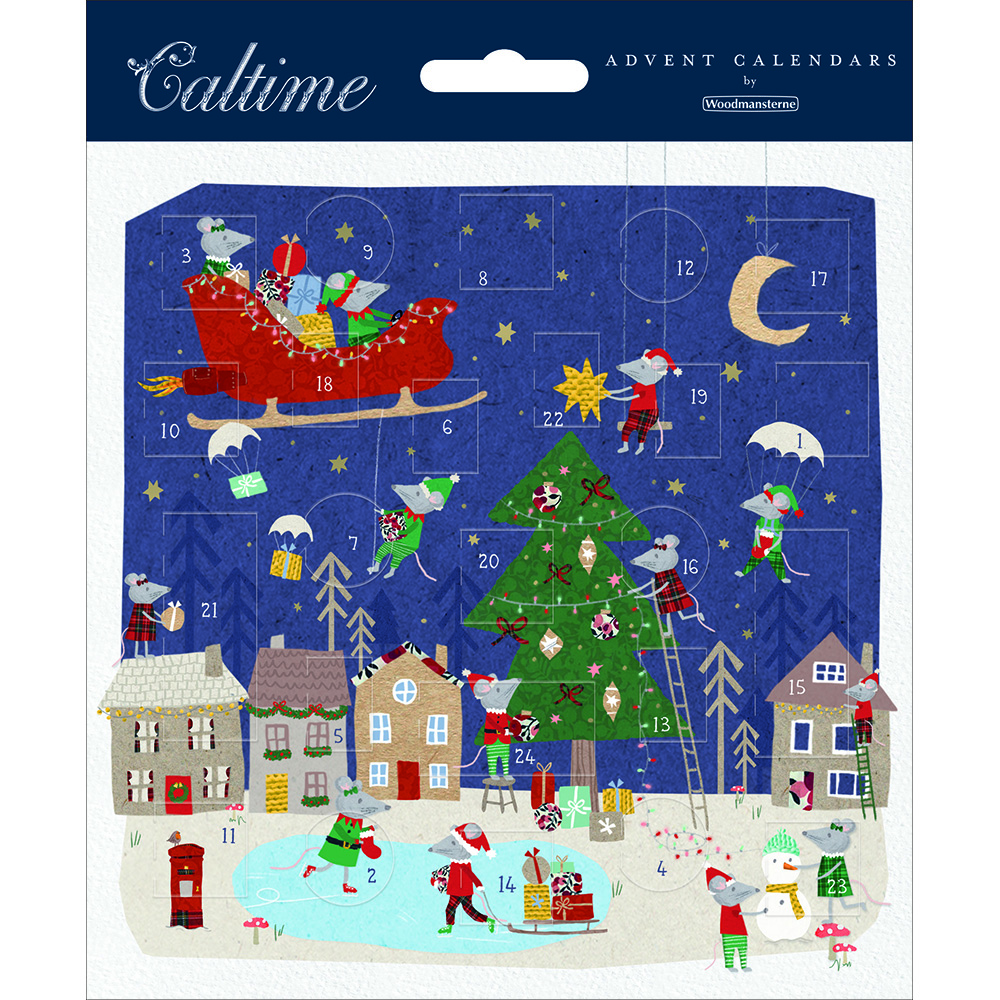625121 CHRISTMAS MICE ADVENT CALENDAR - Image 1