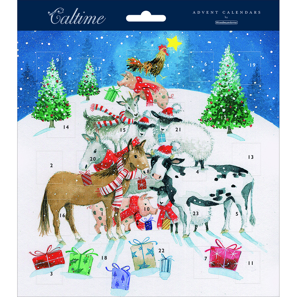 625749 CATTLE CHRISTMAS TREE ADVENT CALENDAR - Image 1