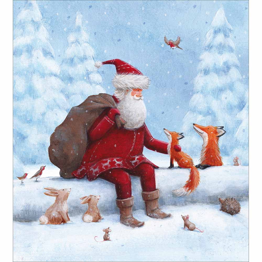 626920 FATHER CHRISTMAS AND FRIENDS CARD - Image 1