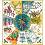 TWELVE DAYS OF CHRISTMAS CARD