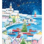 SNOWY HARBOUR CHRISTMAS CARD