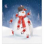 STUPENDOUS SNOWMAN CHRISTMAS CARD