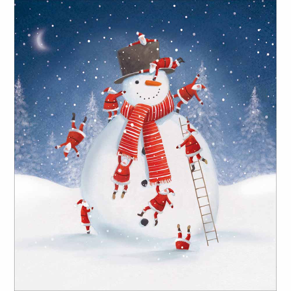 627194 STUPENDOUS SNOWMAN CHRISTMAS CARD - Image 1