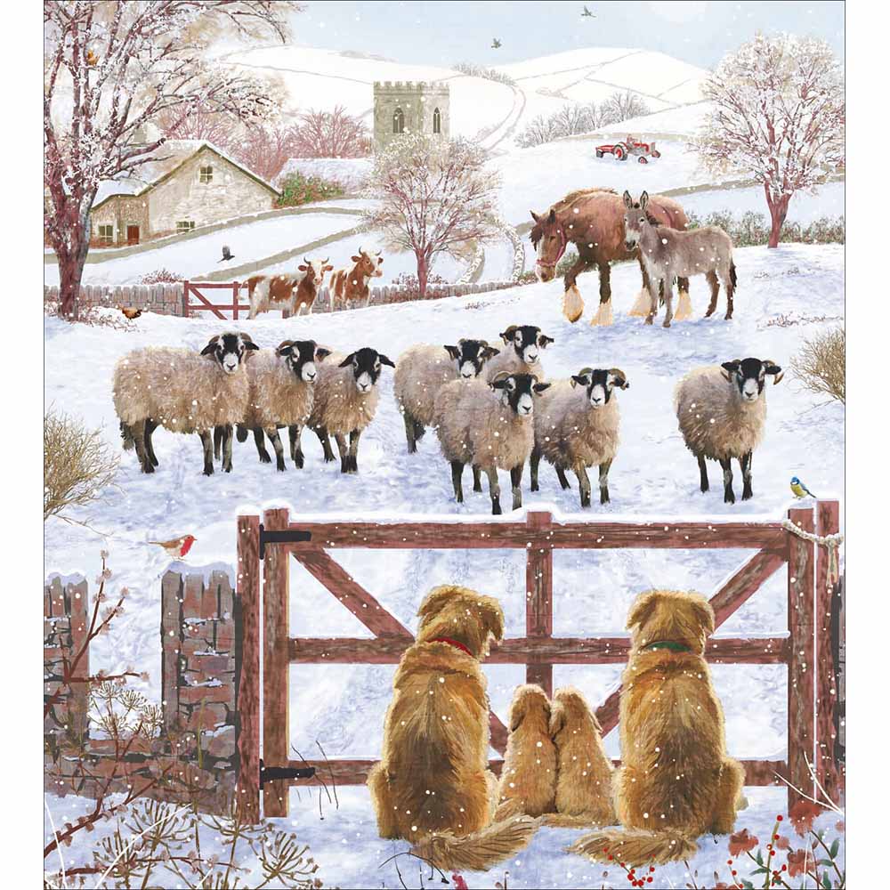 627613 THE ENGLISH COUNTRYSIDE CHRISTMAS CARD - Image 1