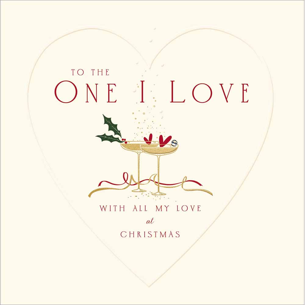 628924 THE ONE I LOVE CHRISTMAS CARD - Image 1